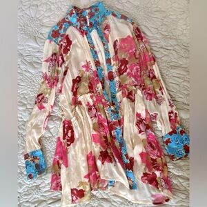 Free People Floral Blouse